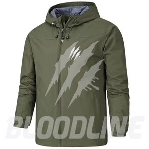 Men's Color Blocking <b>Waterproof</b> Breathable Windproof Eco-Friendly Quick Dry <b>Thin</b> Embroidered Puffer <b>Jacket</b> Zipper Closure Formal - Product Image 4