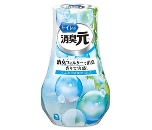 Ambientador desodorante para inodoro, jabón de limpieza suave, ambientador de aire para inodoro, tipo de lugar, 400ml, hecho en Japón