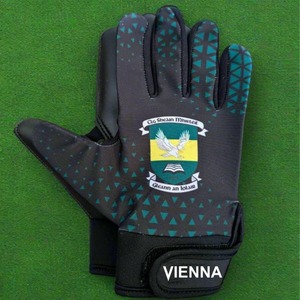 Gants de football gaélique et de hurling 2024 Premium en latex allemand antidérapant léger avec sangle de poignet réglable et logo personnalisé, vente chaude - Product Image 3