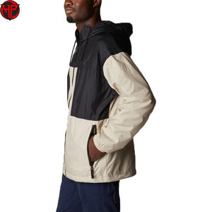 Chaqueta Cortavientos Disponible a Precio Económico, Ligera, Cómoda, con Colores Contrastantes, Chaqueta de Nailon Antiarrugas para Hombre - Product Image 5