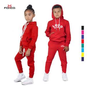 Ensemble de survêtement personnalisable pour enfants 2026 – Sweat à capuche et pantalon long en molleton de coton respirant pour l'hiver - Product Image 5