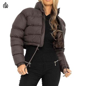 Ropa de invierno para mujer 2025, chaqueta acolchada cálida de lujo, abrigo corto acolchado, nueva Chaqueta corta - Product Image 3