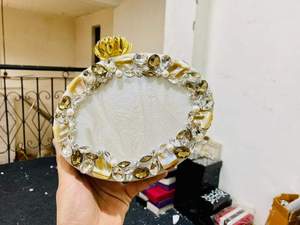 Gran oferta, bolso de moda elegante para mujer, embrague de resina múltiple de alta calidad, caja de arte indio exótico, Vintage fiestas de boda, acrílico, Verano - Product Image 4