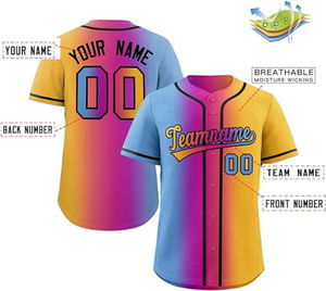 Nouveau design de haute qualité Logo imprimé Mexique Baseball Jersey chemises de sport personnalisées séchage rapide hommes Baseball uniforme - Product Image 2