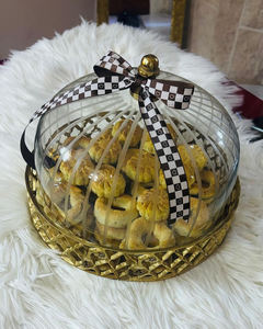 Cúpula para Pastel de Aluminio Fundido de Lujo con Tapa de Vidrio para una Experiencia Gastronómica y de Servicio de Postres de Alta Gama - Product Image 2