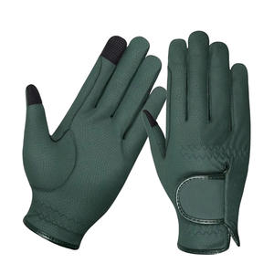 Gants d'équitation de fournisseurs directs d'usine/vente chaude 100% gants d'équitation de Logo et de conception personnalisés de haute qualité - Product Image 1