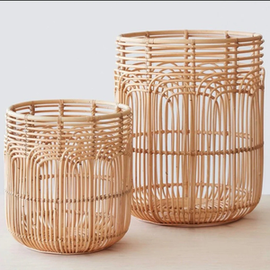 El mejor precio al por mayor cestas de almacenamiento de ratán natural rectángulo redondo Viet Fargimex ecológico - Product Image 2