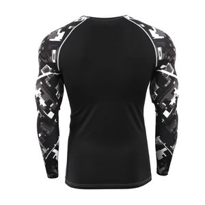 Premium Quality Men <b>Rashguard</b> Lightweight Quickdry Breathable Customized Logo Printing Sportswear OEM Service - Product Image 4