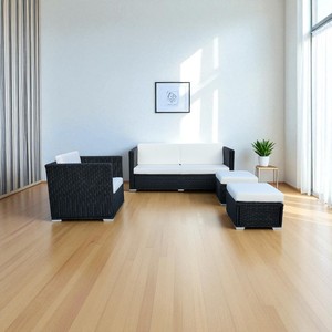 Juego de sofás de ratán polivinílico para exteriores, diseño moderno, superventas, 2025, para jardín, villa y sala de estar, para uso exterior, - Product Image 2