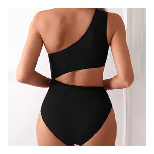 Traje de Baño Bikini de Dos Piezas con Estampado Bohemio y Rayas Ecológico para Mujer, para Playa, Piscina y Vacaciones - 100% Poliéster - Product Image 5