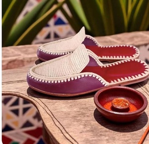 Pantuflas de rafia hechas a mano para mujeres y niñas - Product Image 3