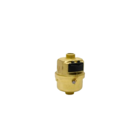 Compteur d'eau volumétrique IP68, multi-jets, corps en laiton, classe C R160, sortie impulsionnelle, OEM, mesure précise, stable et durable