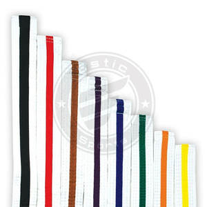 Cinturones BJJ recién llegados, cinturones brasileños Jiu Jitsu Gi, Material de poliéster 100%, cinturón BJJ, logotipo personalizado, tamaño para niños y adultos a la venta - Product Image 4