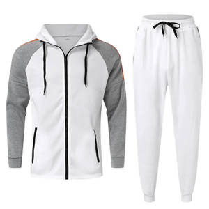 Ensemble de survêtements d'hiver unisexe, sweat à capuche et pantalon de survêtement en polaire chaud, 2 pièces, logo personnalisé disponible, survêtements de marque privée pour hommes - Product Image 1