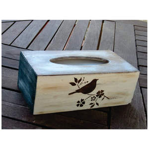 Prisma Designs - Porta Cajas de Pañuelos Multiusos con Grabado Láser Personalizado de Vaquero Occidental, Decoración Moderna y Minimalista para el Hogar - Product Image 6