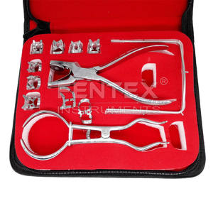 Kit de pinces de barrage en caoutchouc de vente chaude pinces de barrage en caoutchouc dentaire Instruments dentaires par Instruments chirurgicaux Fentex - Product Image 1