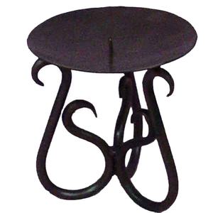 Custom Wholesale Matte Black Wrought Iron <b>Candle</b> <b>Holder</b> | Decorative Scroll Design Taper <b>Candle</b> Stand for Home Wedding & Event - Product Image 2