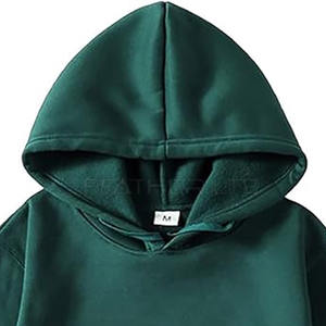 เสื้อฮู้ดโอเวอร์ไซส์ของผู้ชายสินค้ามาใหม่เสื้อมีฮู้ดตัวบางน้ำหนักเบาออกแบบโลโก้ได้ตามต้องการบนหน้าอกย้อมสีล้วนสำหรับฤดูหนาว - Product Image 2