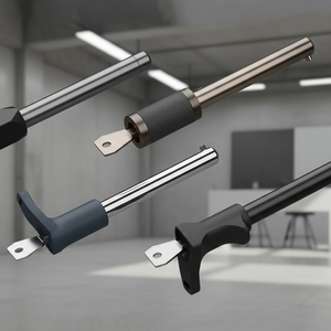 Mocayo Personalizar Liberación Rápida Empuje Pequeño Mango de bloqueo Pasadores de émbolo Tipo de anillo de acero inoxidable Características convenientes Pasador de resorte - Product Image 1