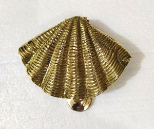 Elegante mar de latón moderno para aldaba de puerta de concha, artesanía de Metal con técnica de chapado para decoración contemporánea del hogar - Product Image 2