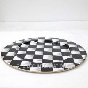 Cá Sấu kết cấu Vàng thủ công nhôm mới sáng tạo phục vụ trang trí tấm trái cây thiết kế hiện đại đồ dùng nhà bếp kim loại khay - Product Image 2