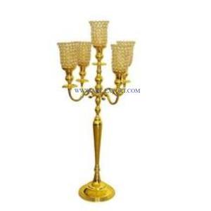 Candélabre de décoration de table en aluminium et métal poli à 5 bras Candélabres éclaircissants Candélabres de grande taille de qualité supérieure à bon prix - Product Image 6