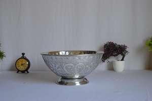 Premium Vintage moderne luxe fantaisie nouveau Design Offre Spéciale unique bol de service avec support 3 jambes bol de fruits pour la maison et la fête - Product Image 4