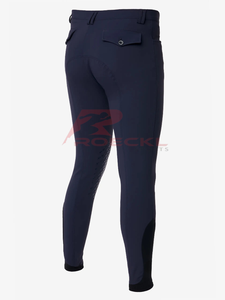 Pantalones de montar prémium para hombre, venta al por mayor, de secado rápido tela transpirable, corte Delgado moderno, costura reforzada, entrenamiento ecuestre - Product Image 6