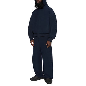 Sudadera con Capucha Extra Grande de Alta Calidad, 100% Algodón, Ecológica, Ligera, Transpirable, de Doble Capa, Personalizable para Hombre - Product Image 3