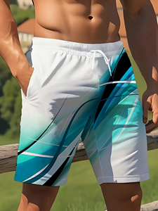 Custom <b>Cargo</b> fashion Sports Wear for Gym Running Summer <b>Biking</b> Mid Waist-Men's Fleece printed Shorts for men - Product Image 3