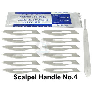 100 Lames de scalpel #22 avec poignée libre - Product Image 2