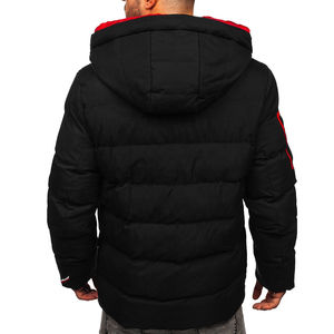 2026 Wholesale Custom Thick Padded Winter Men's <b>Fleece</b> Jacket Warm Plus Size Stand Collar Breathable - Product Image 4