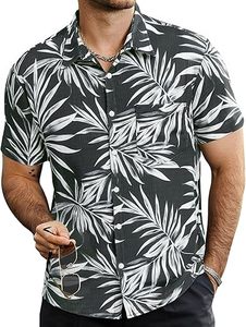 Nouvelle mode d'été pour hommes, polos rayés à boutons en tricot, manches courtes, hauts vintage, chemises, pulls pour hommes - Product Image 4