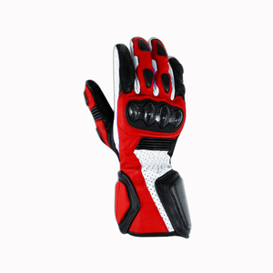 QST conception personnalisée doigt complet gants de course pour hommes femmes écran tactile cuir moto gant Protection des articulations pour moto - Product Image 2