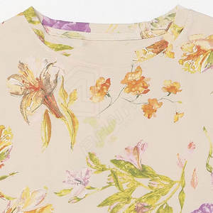 เสื้อยืดแขนสั้นผ้าฝ้ายหนาสีพื้นคอกลมสำหรับผู้หญิง ฤดูร้อน เป็นมิตรกับสิ่งแวดล้อม - Product Image 3