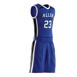 Conjunto de Uniforme de Baloncesto Ligero Personalizable para Hombre, Impresión por Transferencia de Calor, Camiseta y Pantalones Cortos Personalizados, Anti-UV, Absorbe la Humedad, Verano - Product Image 2