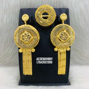 Boucles d'oreilles plaqué or pour femme design en ligne boucles d'oreilles bijoux de mode design en ligne - Product Image 1