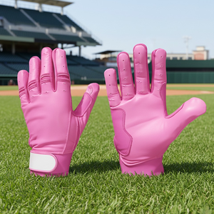 Gants de frappe de baseball/softball personnalisés de haute qualité, cuir de vache professionnel, antidérapants, couleurs personnalisées, logo, légers - Product Image 1