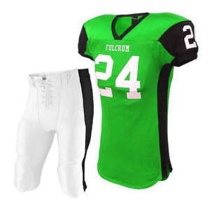 Uniformes de fútbol americano de manga corta con ajuste personalizado 2025 con juegos de sublimación de diseño transpirable para equipos profesionales - Product Image 4