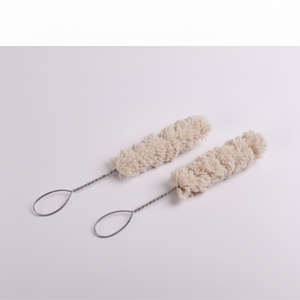 Brosses de nettoyage professionnelles à pointe en coton avec manche en acier - Product Image 1