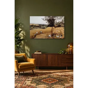 ภาพพิมพ์บนผ้าใบ "ชาวนาผู้เก็บเกี่ยว" โดยฟิดา ปีเตอร์ บรูเกล - Product Image 1