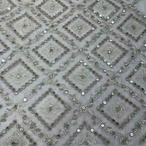 Filet broderie georgette tissu faire à la robe de fantaisie matériel - Product Image 6