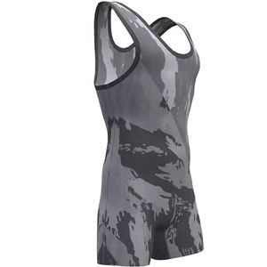 Singlets extensibles bas prix Top qualité hommes Wrestling Singlet tissu léger Sublimation Wrestling Singlet - Product Image 6