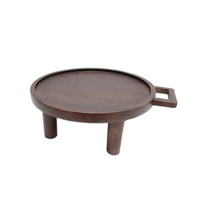 Trendy Design Round Wooden Cake Stand Luxury Natural Finishes Wedding Birthday Party Display Stand Wholesale Bulk - Product Image 1