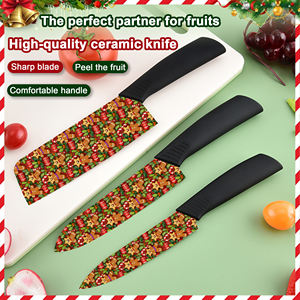 Couteau de Chef Premium à Lame Céramique, Manche en Plastique Ambidextre Durable pour la Cuisine Quotidienne, Artisanat Fait Main, Vente Chaude en Gros - Product Image 4