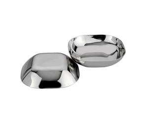 Bol de service en acier inoxydable avec finition brossée pour une table moderne tout en offrant une résistance ou des rayures exceptionnelles - Product Image 1