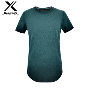 T-shirt en jersey personnalisé pour homme, coupe classique, col rond, délavage vieilli, manches courtes, été, basique, séchage rapide, anti-boulochage, vente en gros - Product Image 1