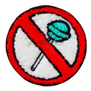 Nuevos mejores parches bordados de chenilla Logotipo personalizado Diseño 3D de alta calidad para ropa Sombreros Bolsos-Forma de corazón Tamaños de colores personalizados - Product Image 2