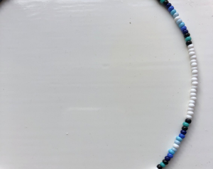Trendy High Quality Unique Western Beaded <b>Scarf</b> Necklace, Fringe Beaded Bandana - Product Image 2
