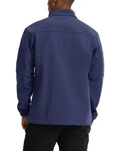 Chaqueta Cortavientos Personalizada de Lona Softshell, Impermeable y Resistente al Viento para Invierno, Senderismo Táctico al Aire Libre, Chaquetas para Hombre - Product Image 3